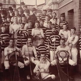 Intercolonial Lacrosse, University of Melbourne, 1900.