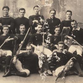 Lacrosse Team Premiers, University of Melbourne, 1900.