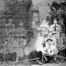 Lacrosse team, University of Melbourne, circa 1899-1903.