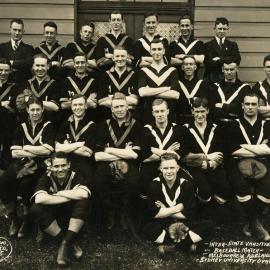 Melbourne University baseball team, Sydney, 13 September 1928.