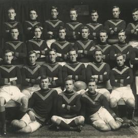 Melbourne University Football Team, League, 1909.