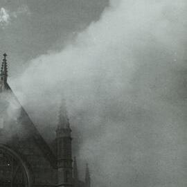 Old Wilson Hall Fire, University of Melbourne