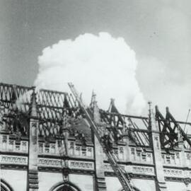 Old Wilson Hall Fire, University of Melbourne