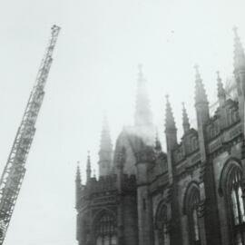 Old Wilson Hall Fire, University of Melbourne