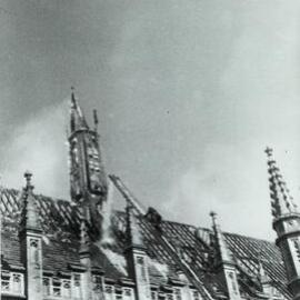 Old Wilson Hall Fire, University of Melbourne