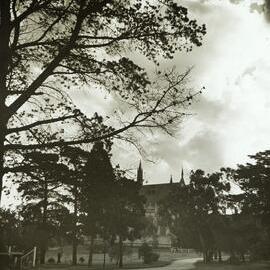 Old Wilson Hall from the east, University of Melbourne, circa August 1937.