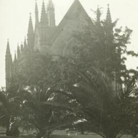 Old Wilson Hall, University of Melbourne, circa 1932.