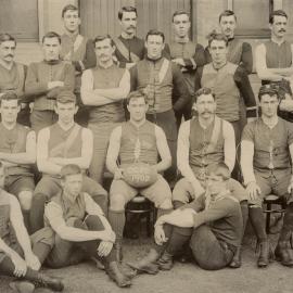 Ormond College football team, University of Melbourne, 1900.