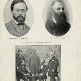Professor John Drummond Kirkland, Dr Octavius Vernon Lawrence, Dr Patrick Moloney and Dr Ashworth, University of Melbourne, circa 1871.