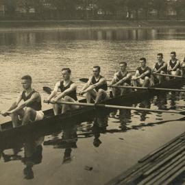 Queen's College Rowing Crew, University of Melbourne, 1926.