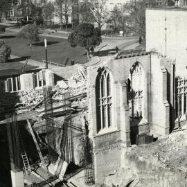 Rebuilding of Union House, University of Melbourne, circa 1967-1968.