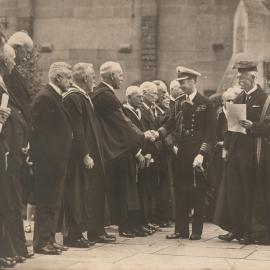 Reception of HRH the Duke of York (later King George VI), University of Melbourne, 27 April 1927.