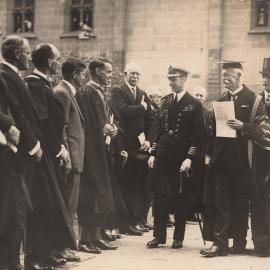 Reception of HRH the Duke of York (later King George VI), University of Melbourne, 27 April 1927.
