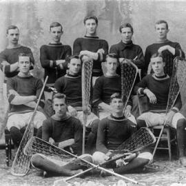 Section A Melbourne University Lacrosse Team, 1903.