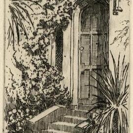 Side Door Queen's College, University of Melbourne, 1922.