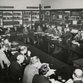 Social Sciences Advisory Committee, Canberra University College, circa April 1948.