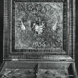Souvenir boxes from the Olympic Games, Melbourne, 1956.