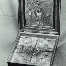 Souvenir boxes from the Olympic Games, Melbourne, 1956.