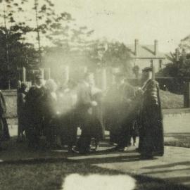 Students and staff at Commencement, University of Melbourne, 1926.