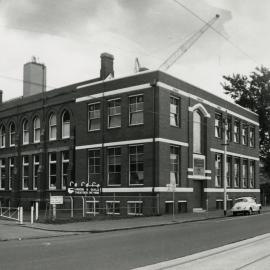 Swanston Street, looking north-west from outside Monash Road entrance, circa 1971-1972.