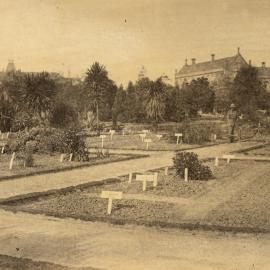 System Garden, University of Melbourne, c1866.