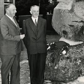 The Honourable Henry Bolte at the opening of Redmond Barry building, University of Melbourne, 22 November 1961.