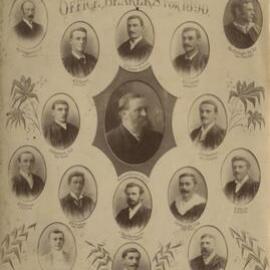 Union Office Bearers, University of Melbourne, 1890.