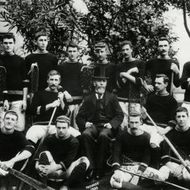 University Lacrosse Premiers, University of Melbourne, 1899.