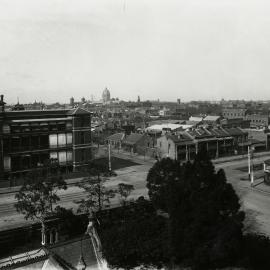 View from Teachers' College, University of Melbourne.