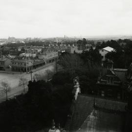 View from Teachers' College, University of Melbourne.