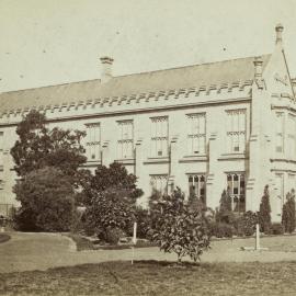 View of Law School or Main building, University of Melbourne.