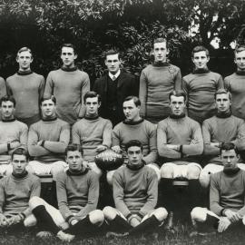 Wesley College Football Team, circa 1907.