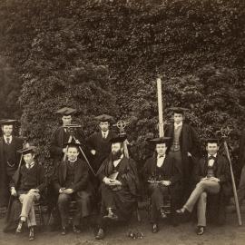 William Charles Kernot and students, University of Melbourne, circa 1876.