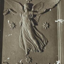 Winged victory coat of arms, University of Melbourne.