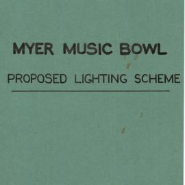 Lighting Scheme, Sidney Myer Music Bowl