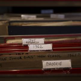 [Filing cabinet drawer, Office]