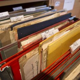 [Filing cabinet drawer, Office]