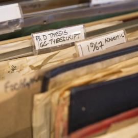 [Filing cabinet drawer, Office]