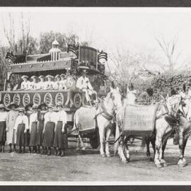 [Female Confectioners' Union Eight Hour Day Float c.1920]
