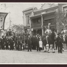Eight hour day procession - United Tinsmiths Union.