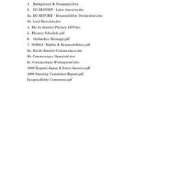 1998 Rio de Janeiro Meeting [index]