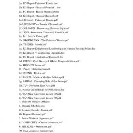 2000 Helsinki Meeting [index]