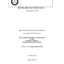 4. EG [expert group] Report -Nuclear Armaments and Arms Control Issues