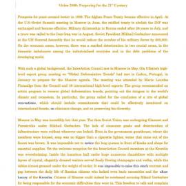 1. Moscow Meeting -  Background & Summary