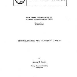 2e. LOVINS  Ecology & Energy Options