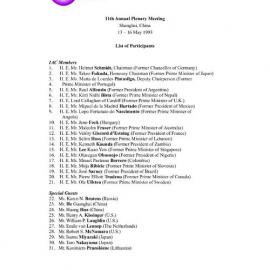 4. Shanghai Plenary LOP [list of participants]