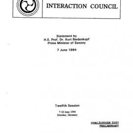 7. Biedenkopf Statement