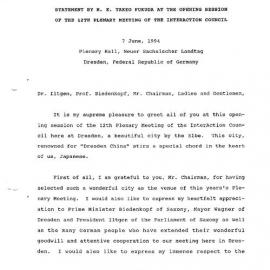 10. Fukuda Statement