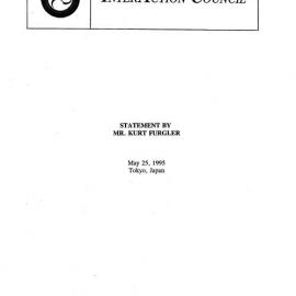7b. Kurt Furgler - Statement
