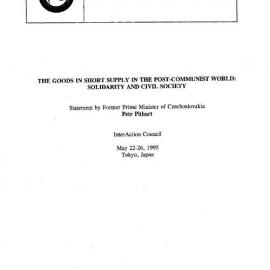 8b. Petr Pithart - Statement